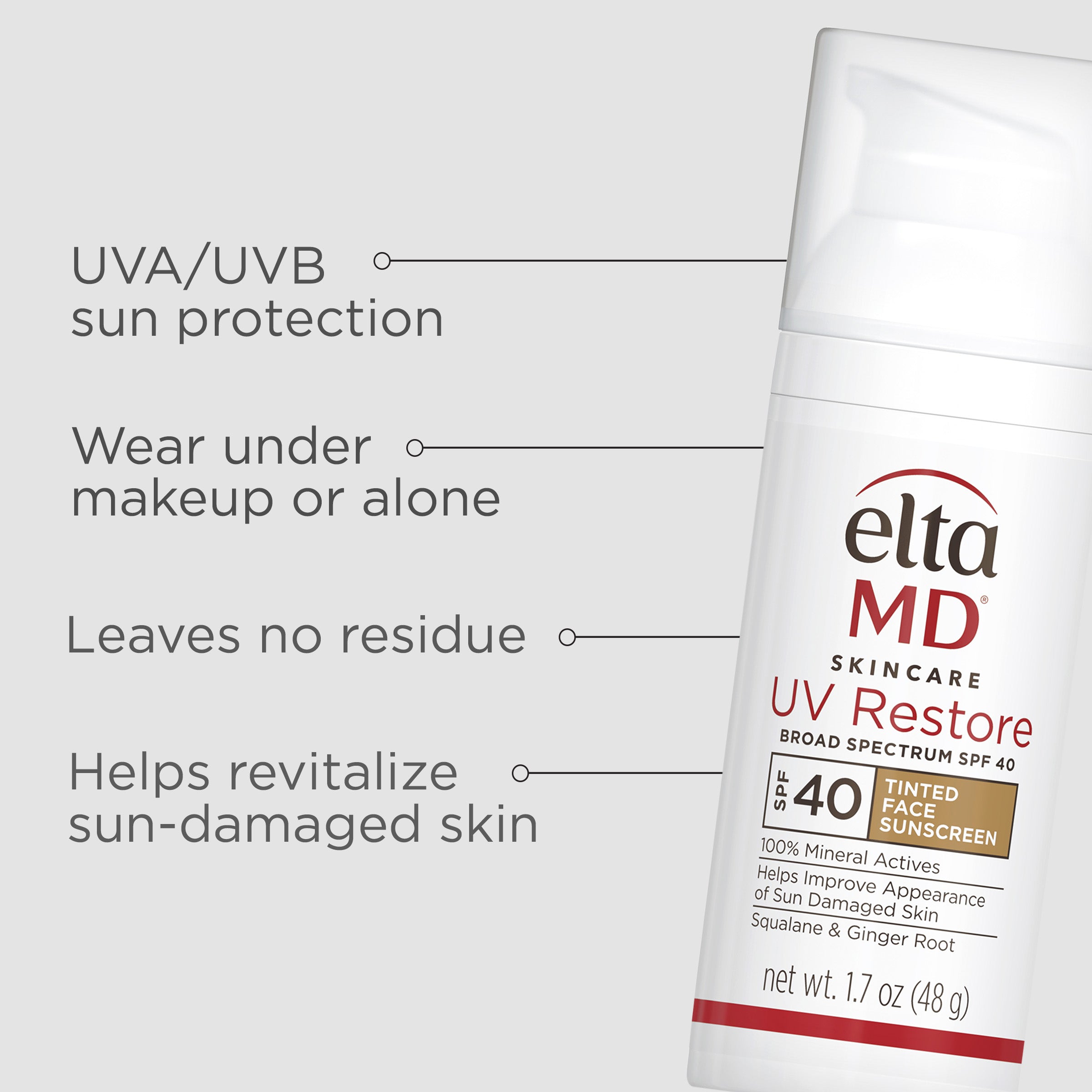 EltaMD UV Restore Tinted Broad-Spectrum SPF 40 (1.7 oz)