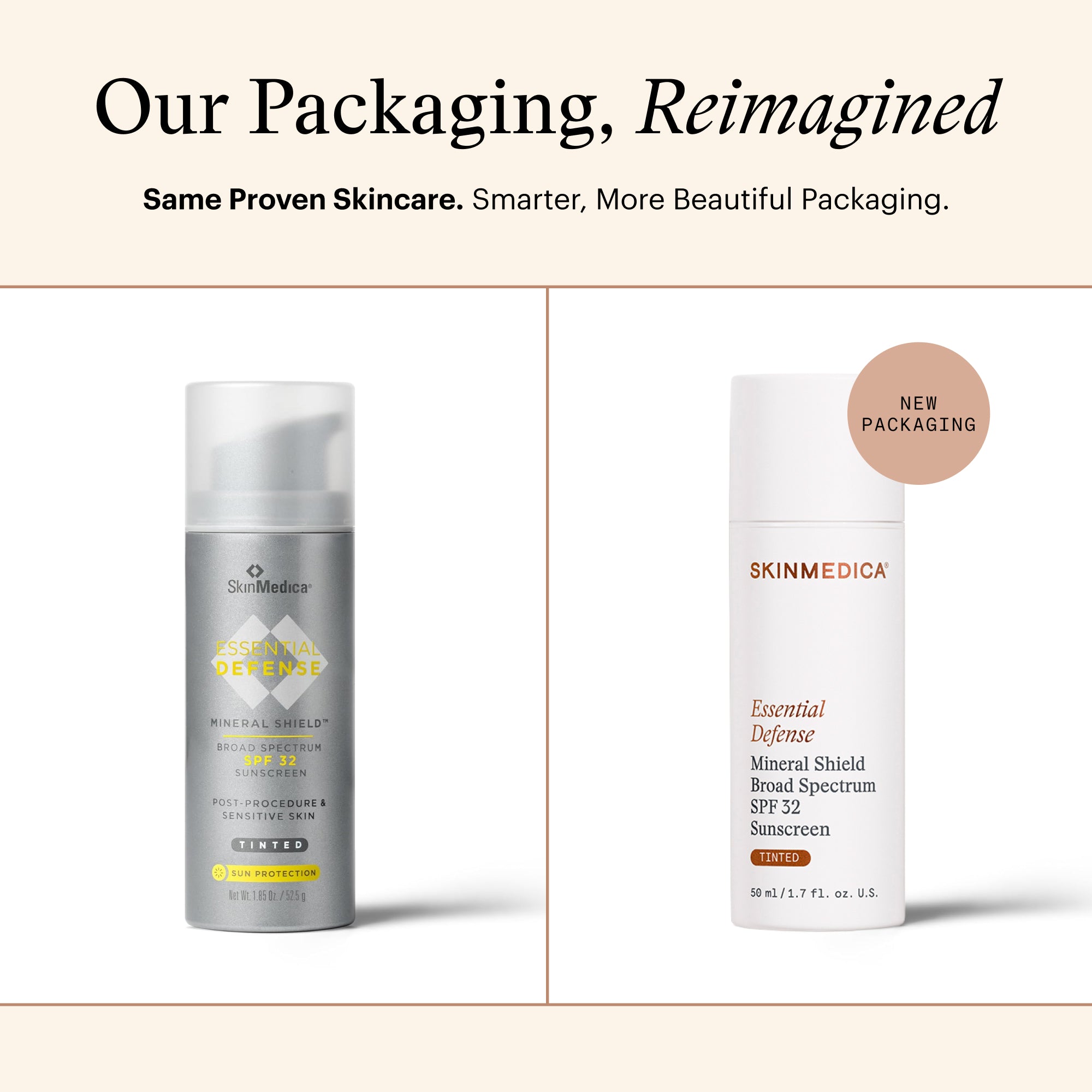 SkinMedica Essential Defense Mineral Shield Broad Spectrum SPF 32 Tinted (1.7 oz)