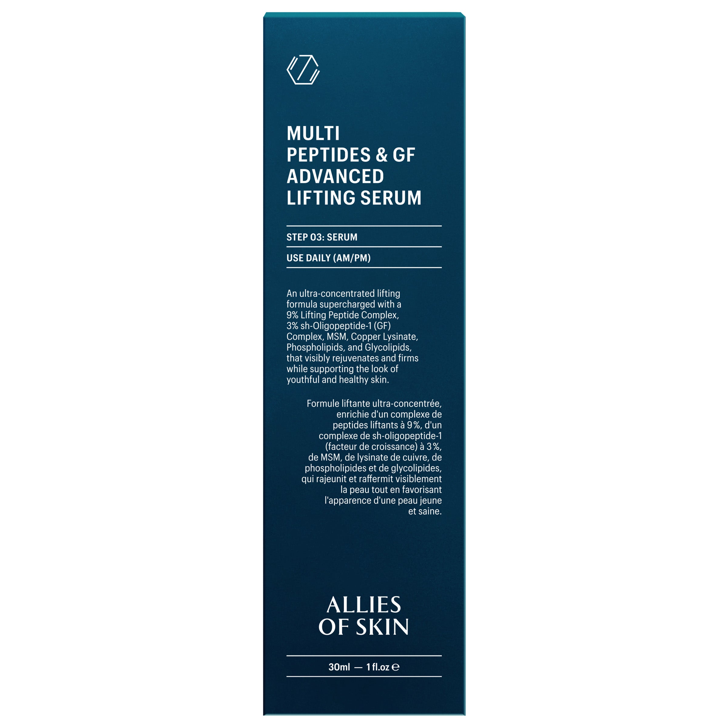 Allies of Skin Multi Peptides and Growth Factor Advanced Lifting Serum (1 oz)