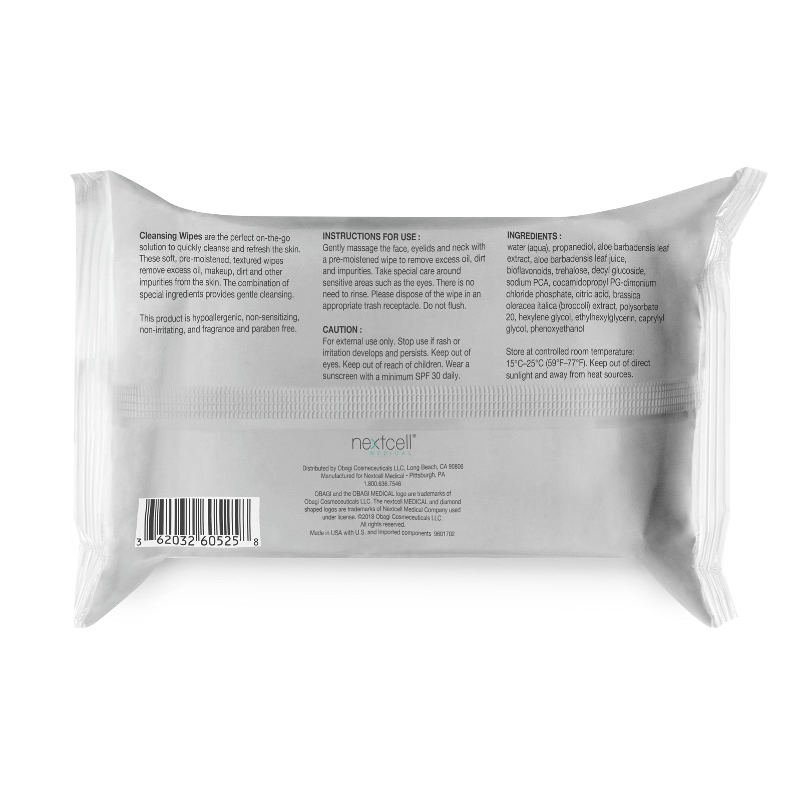 SUZANOBAGIMD On the Go Cleansing Wipes 25 count