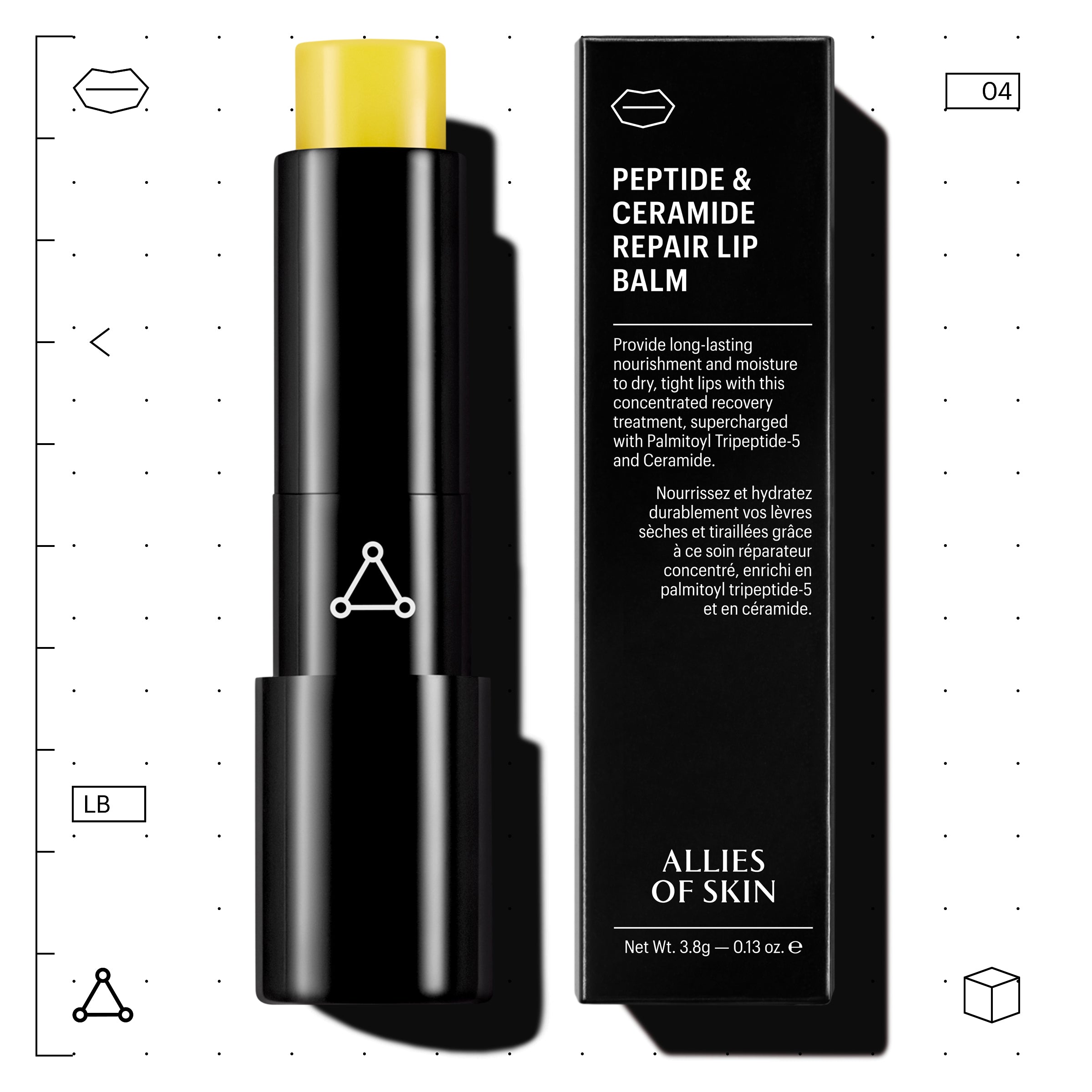 Allies of Skin Peptide and Ceramide Repair Lip Balm (0.13 oz)
