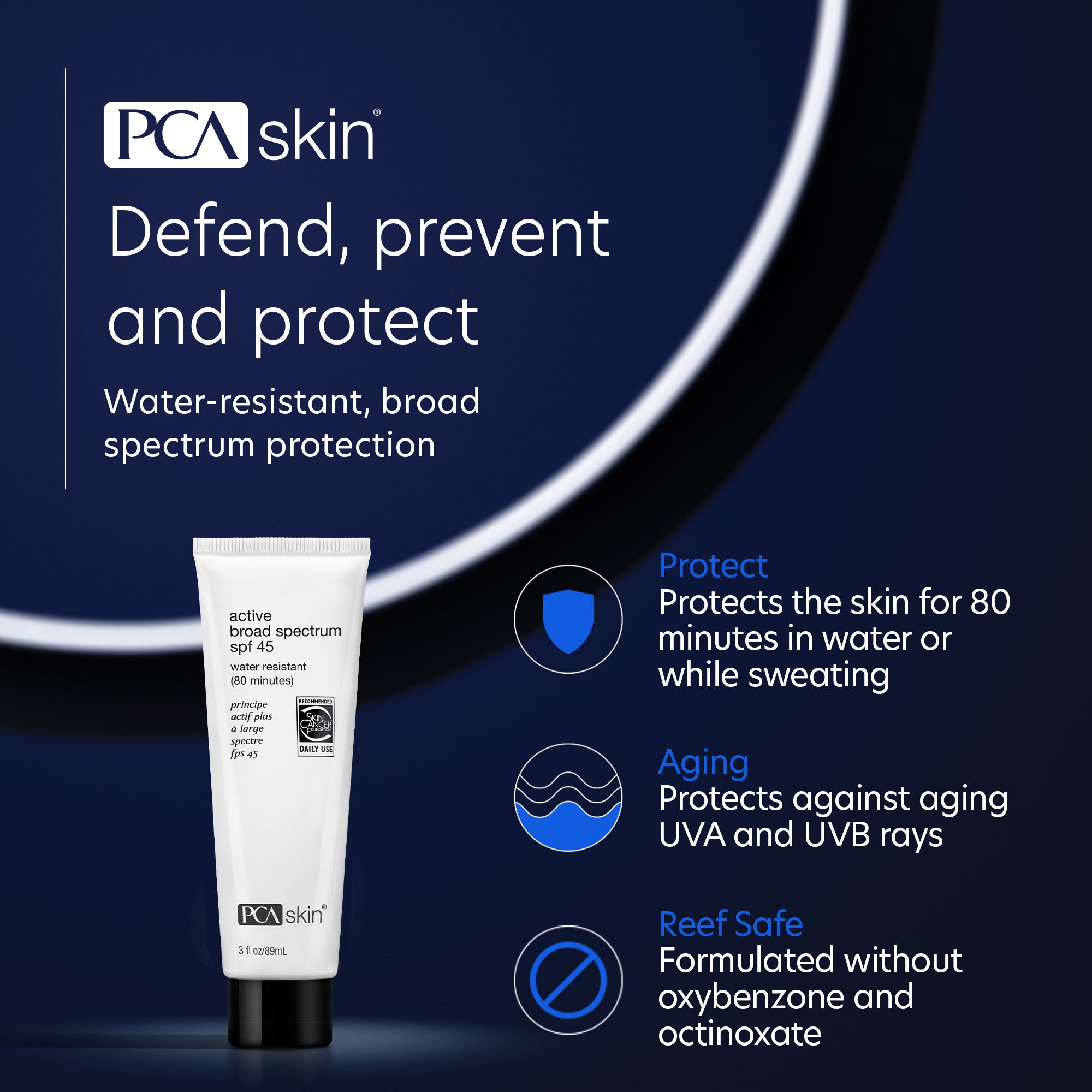 PCA Skin Active Broad Spectrum SPF 45 (3 oz)