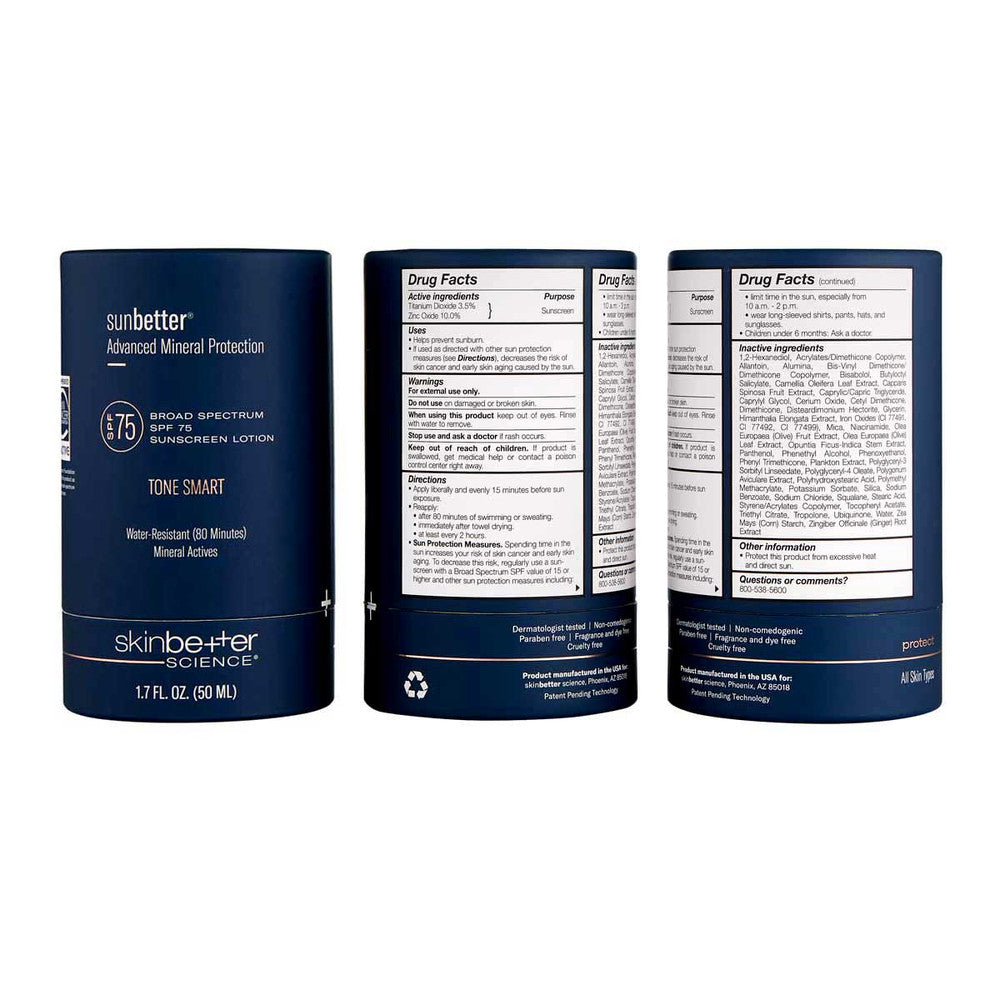 SkinBetter Science SunBetter TONE SMART SPF 75 Sunscreen Lotion (1.69 oz)